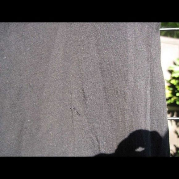 Caren Sport Solid Black Shirt Blouse Top Preowned Holes 2X 3XL ? No Tag Freebie - Picture 5 of 10